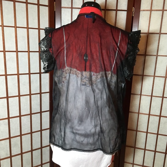 Vintage Sheer Bed Jacket - Picture 3 of 3